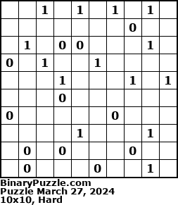 Binary Puzzle