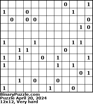 Binary Puzzle