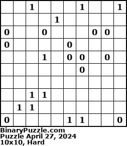 Binary Puzzle