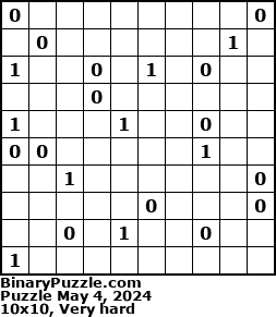Binary Puzzle