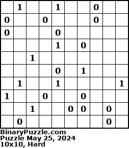 Binary Puzzle