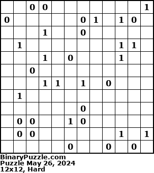 Binary Puzzle