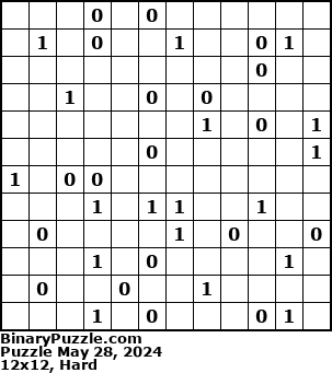Binary Puzzle