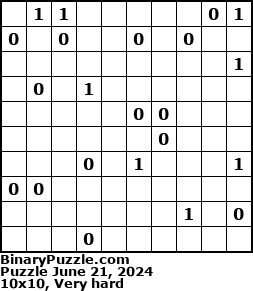 Binary Puzzle