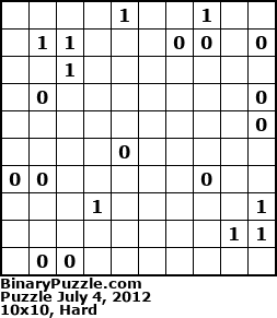 Binary Puzzle