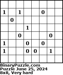 Binary Puzzle
