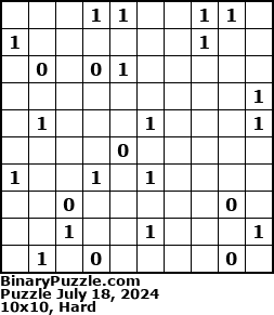 Binary Puzzle