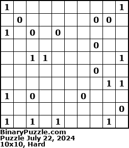 Binary Puzzle
