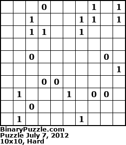 Binary Puzzle