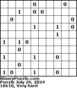 Binary Puzzle