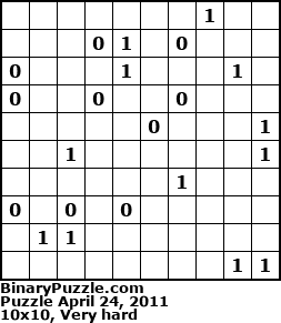 Binary Puzzle
