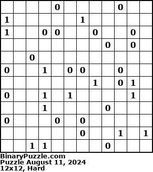 Binary Puzzle