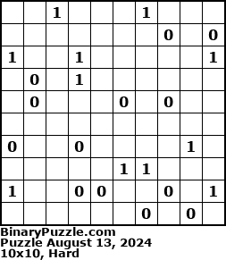 Binary Puzzle