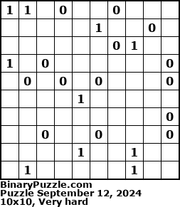 Binary Puzzle