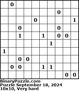 Binary Puzzle