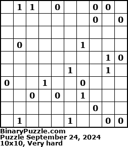 Binary Puzzle