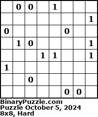 Binary Puzzle