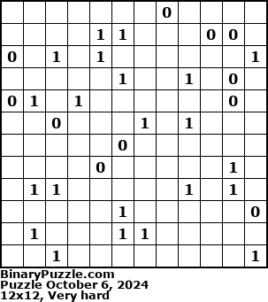Binary Puzzle