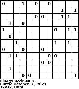 Binary Puzzle