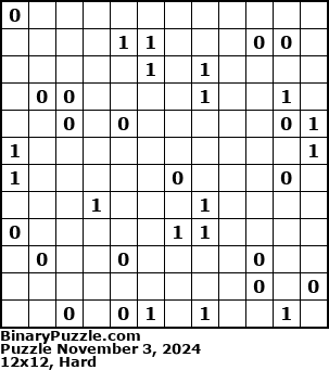 Binary Puzzle