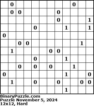 Binary Puzzle