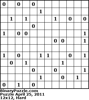 Binary Puzzle