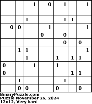 Binary Puzzle