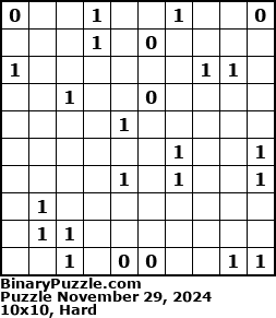 Binary Puzzle