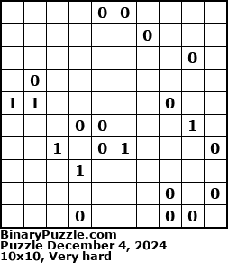 Binary Puzzle