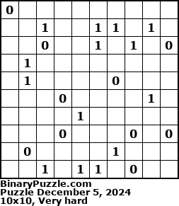 Binary Puzzle