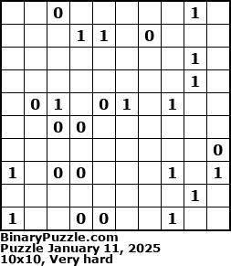 Binary Puzzle
