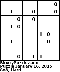 Binary Puzzle