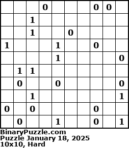 Binary Puzzle