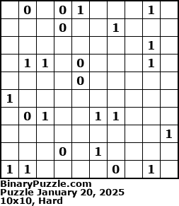 Binary Puzzle