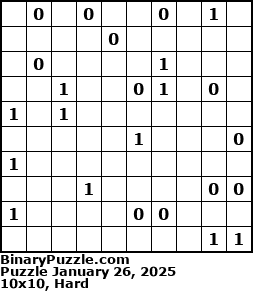 Binary Puzzle