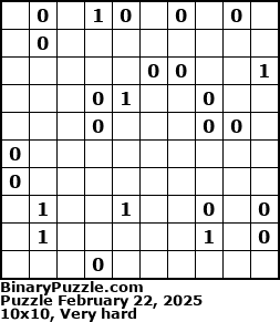 Binary Puzzle