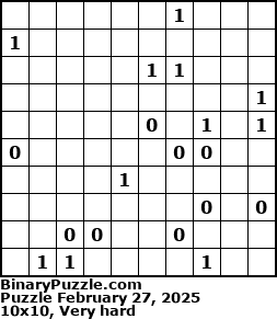 Binary Puzzle