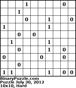 Binary Puzzle