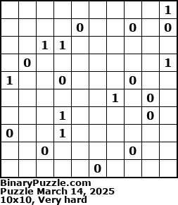 Binary Puzzle