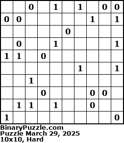 Binary Puzzle