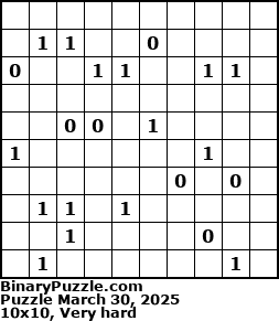 Binary Puzzle