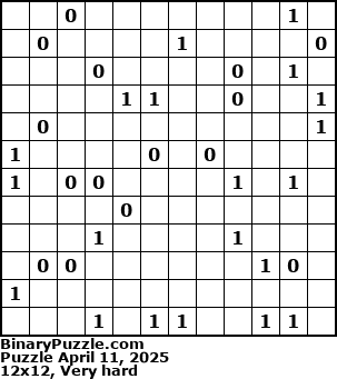 Binary Puzzle