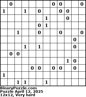 Binary Puzzle