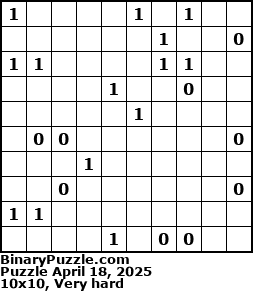 Binary Puzzle