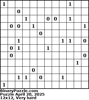 Binary Puzzle