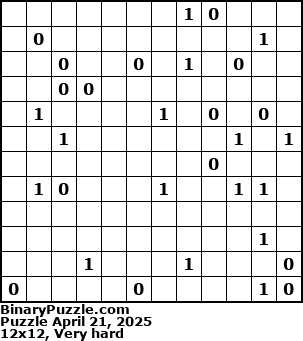 Binary Puzzle