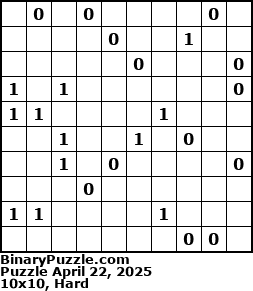 Binary Puzzle