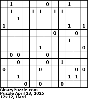 Binary Puzzle