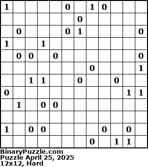 Binary Puzzle