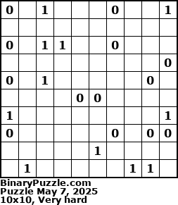 Binary Puzzle